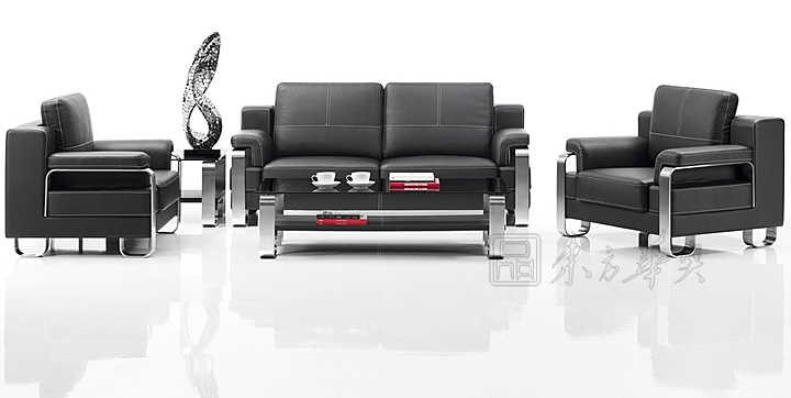 Office Sofa|Traditional Leather Sofa|Office Furniture|Traditional Leather Sofa|真皮沙发 CG-CTZPSF-22